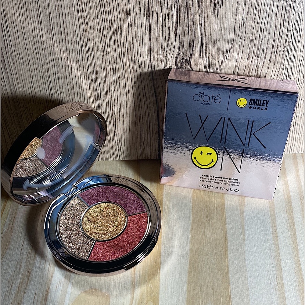 Ciaté London x Smiley World’s Wink On exclusive Eyeshadow palette